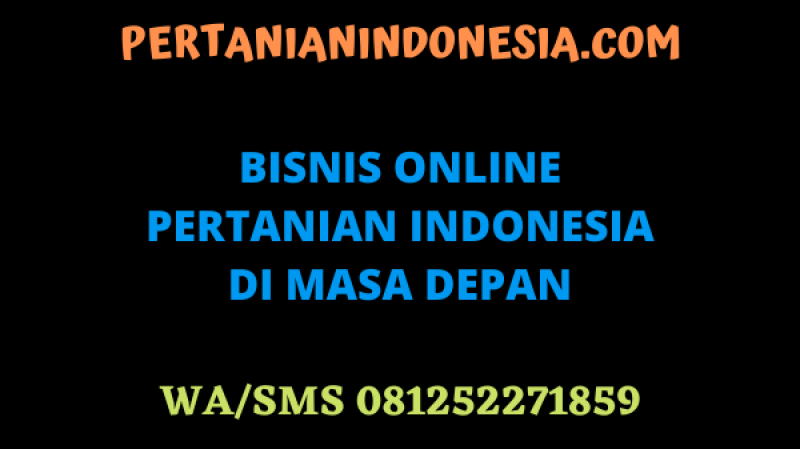 BISNIS ONLINE PERTANIAN INDONESIA DI MASA DEPAN