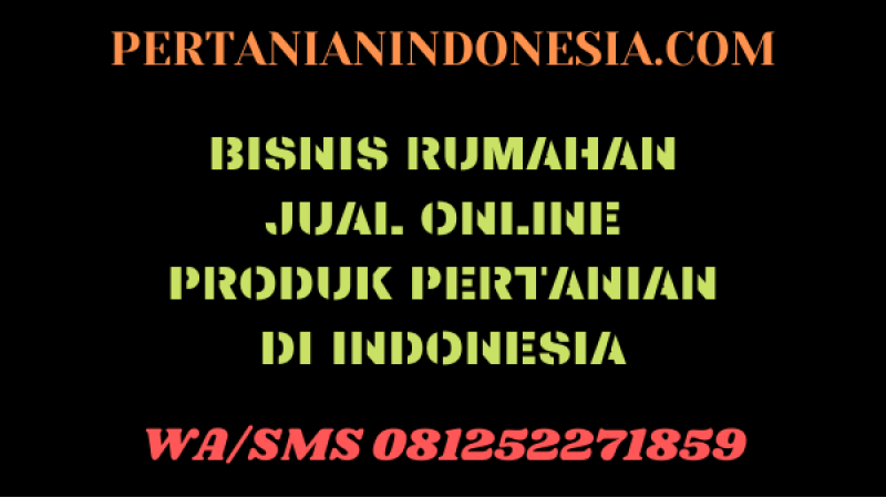 Bisnis Rumahan Jual Online Produk Pertanian Di Indonesia 