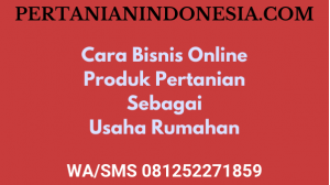 Cara Bisnis Online Produk Pertanian Sebagai Usaha Rumahan