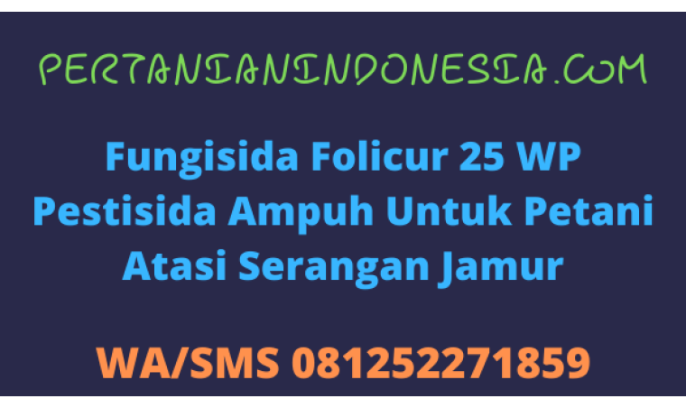 Fungisida Folicur 25 WP Pestisida Ampuh Untuk Petani Atasi Serangan Jamur
