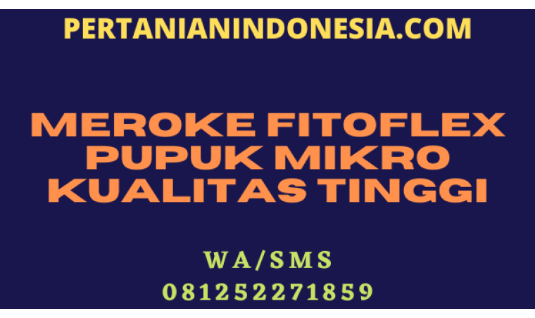 Meroke Fitoflex Pupuk Mikro Kualitas Tinggi