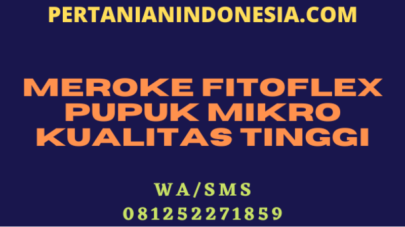 Meroke Fitoflex Pupuk Mikro Kualitas Tinggi