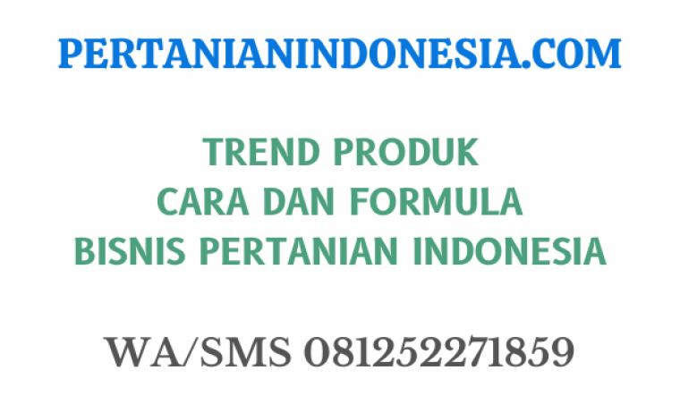 Trend Produk Cara Dan Formula Bisnis Pertanian Indonesia