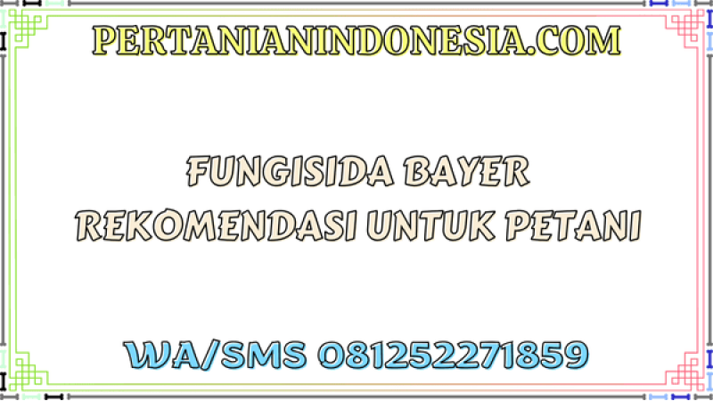 Fungisida Bayer Rekomendasi Untuk Petani