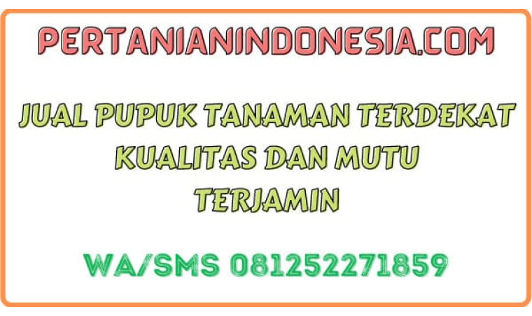 Jual Pupuk Tanaman Terdekat Kualitas Dan Mutu Terjamin