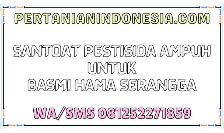 Santoat Pestisida Ampuh Untuk Basmi Hama Serangga