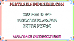 Winder 25 WP Insektisida Ampuh Untuk Petani