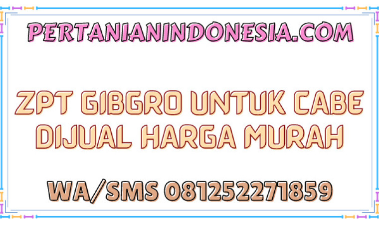 ZPT Gibgro Untuk Cabe Dijual Harga Murah